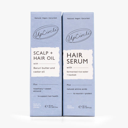 Hair Oil and Serum Duo | UpCircle | Triple Verified Clean | Daily Ritu
