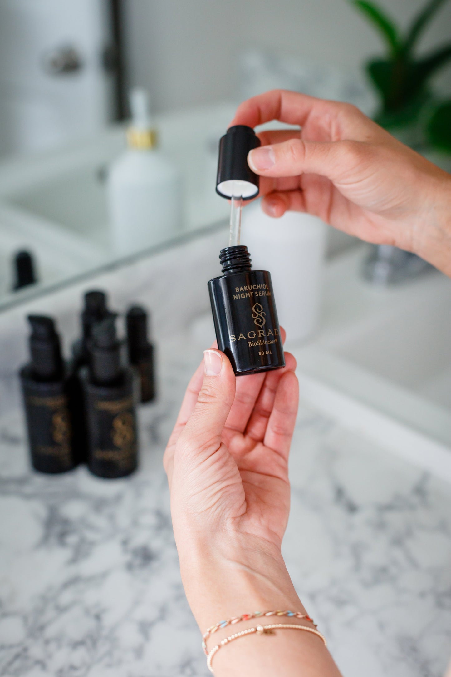 Night Bakuchiol Serum | Sagrada BioSkincare | Triple Verified Clean |