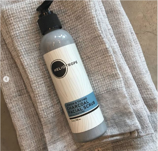 Lemon & Thyme Charcoal Face Scrub | Heliotrope SF | Double Verified Clean | Daily Ritual Lab