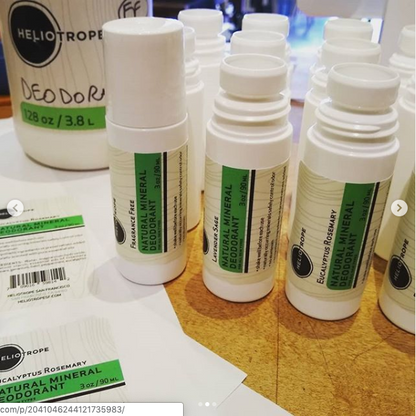 Natural Mineral Deodorant | Heliotrope SF | Double Verified Clean | Da