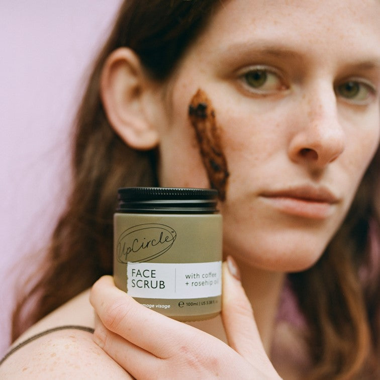Face Scrub with Coffee + Rosehip Oil | UpCircle | Triple Verified Clea