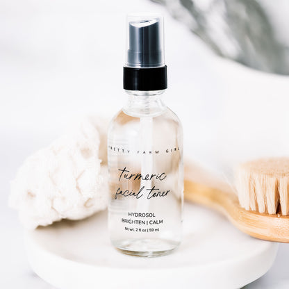 Organic Turmeric Facial Toner for Evening Skin Tone | Pretty farm girl