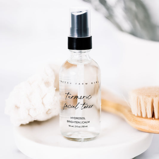 Organic Turmeric Facial Toner for Evening Skin Tone | Pretty farm girl | Double Verified Clean | Daily Ritual Lab
