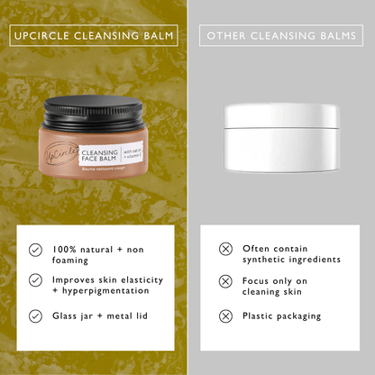 Cleansing Face Balm with Oat Oil + Vitamin E - Travel Size | UpCircle
