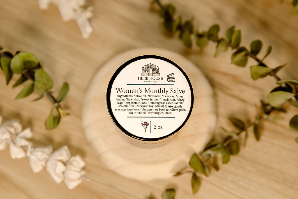 Women's Monthly Salve | Herb House Apothecary | AI-Verified Clean | Daily Ritual Lab