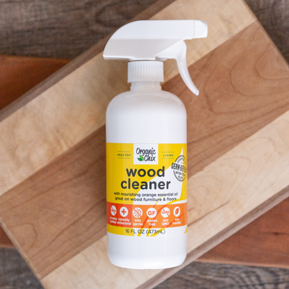 Natural Non-Toxic Wood Cleaner | Organic Chix | Double Verified Clean