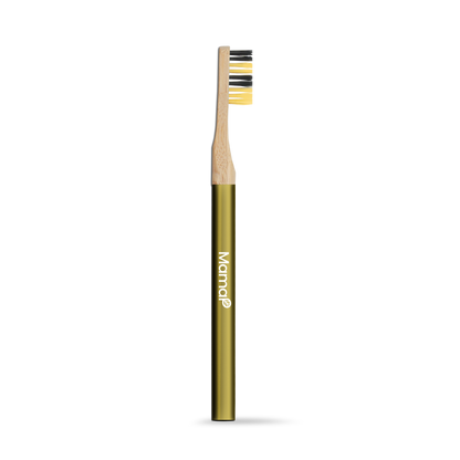 Revolve Manual Toothbrush with Replaceable Head - Save the Bees | Mama
