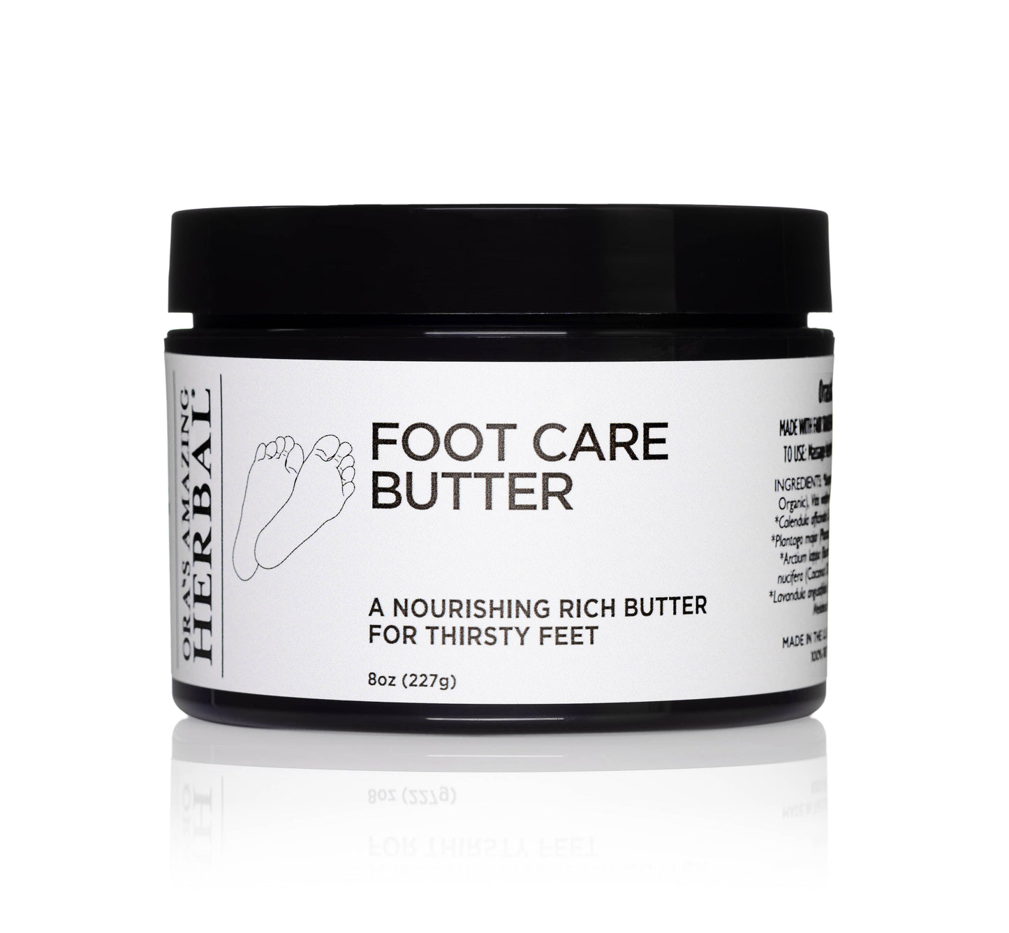 Foot Care Butter | Ora's Amazing Herbal | Double Verified Clean | Dail