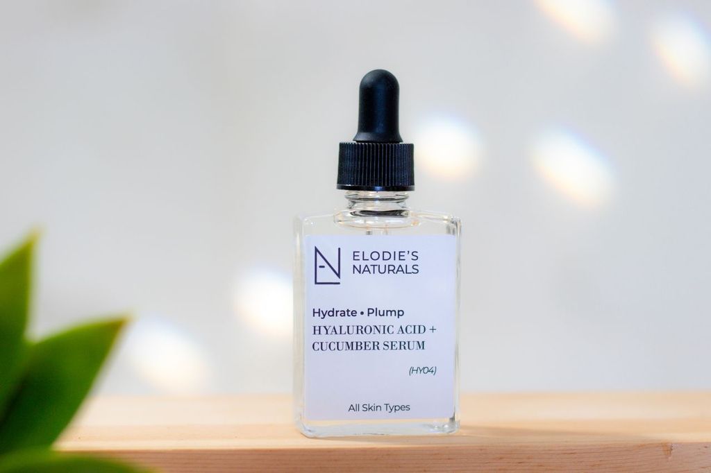 Hyaluronic Acid Cucumber Serum | Elodies Naturals | AI-Verified Clean | Daily Ritual Lab