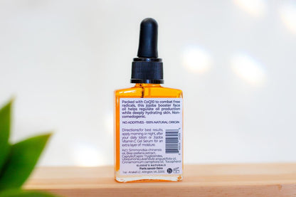 Jojoba CoQ10 Booster Face Oil Serum | Elodies Naturals | AI-Verified Clean | Daily Ritual Lab