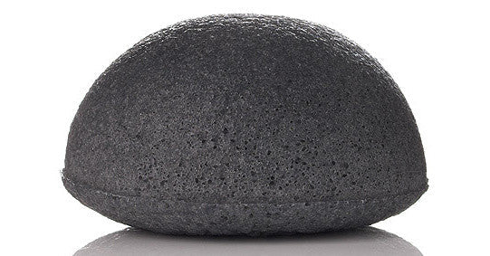 Konjaku & Charcoal Exfoliating Sponge | Heliotrope SF | AI-Verified Clean | Daily Ritual Lab
