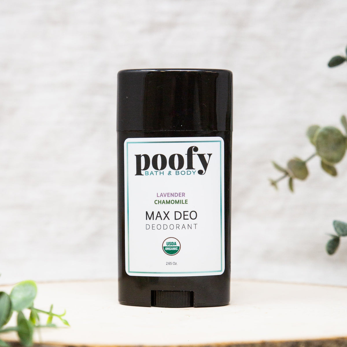 Max Deo Lavender Chamomile Deodorant Organic | Poofy Organics | Triple Verified Clean | Daily Ritual Lab