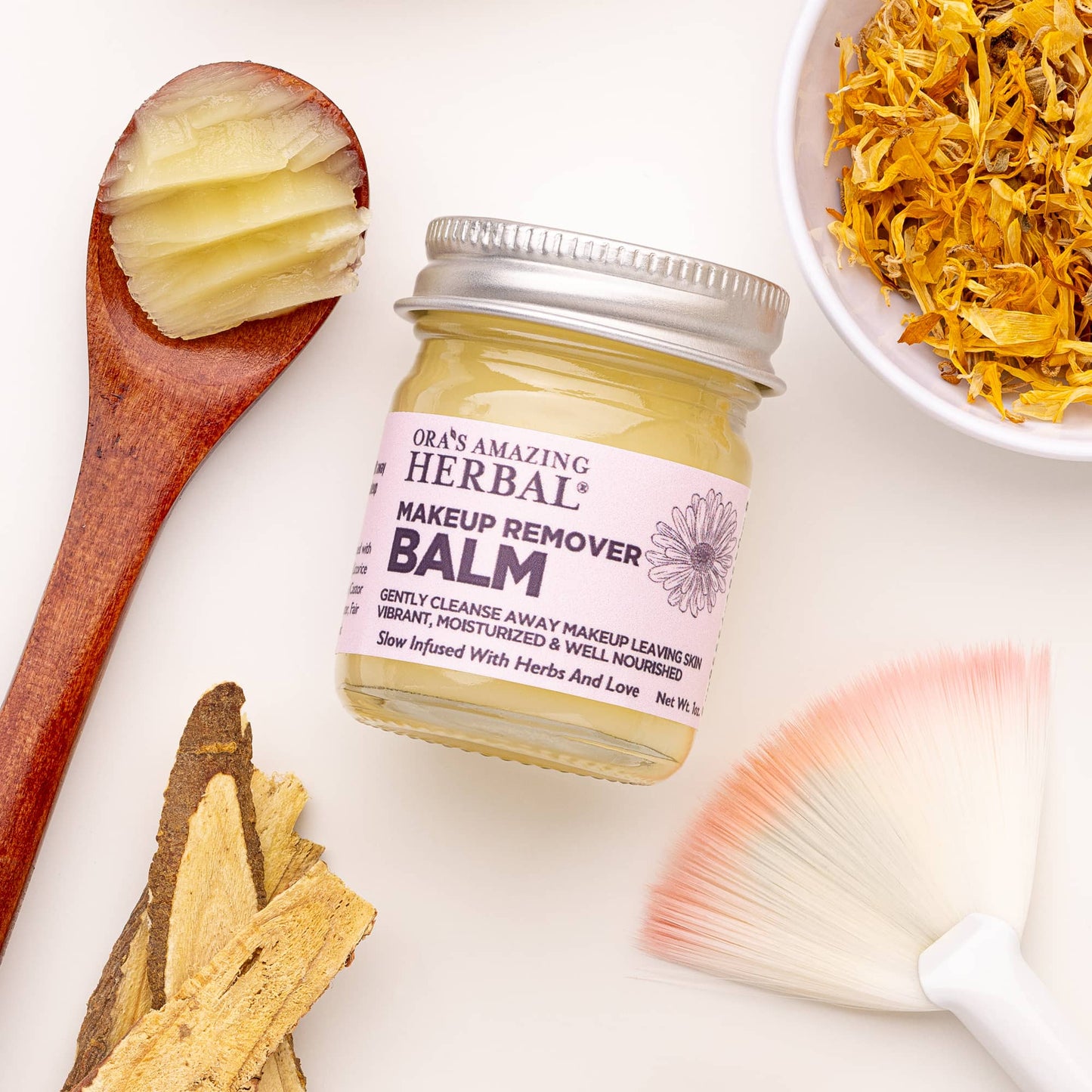 Make Up Remover Balm with Calendula, Fragrance Free | Ora's Amazing He