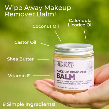 Make Up Remover Balm with Calendula, Fragrance Free | Ora's Amazing He