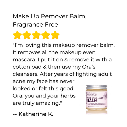 Make Up Remover Balm with Calendula, Fragrance Free | Ora's Amazing He