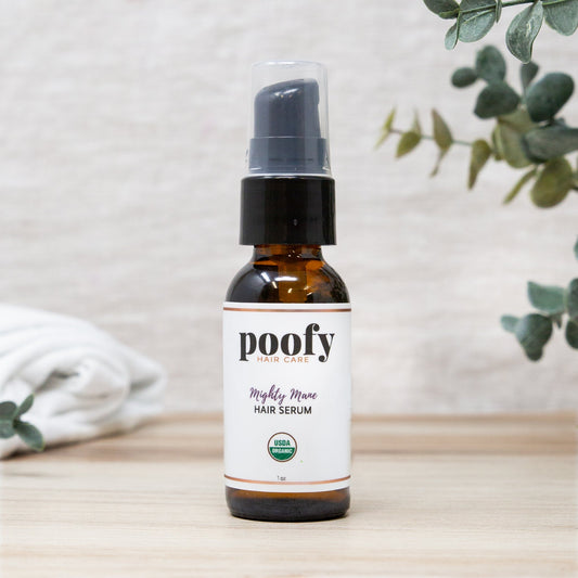 Mighty Mane Hair Serum Organic | Poofy Organics | Triple Verified Clean | Daily Ritual Lab