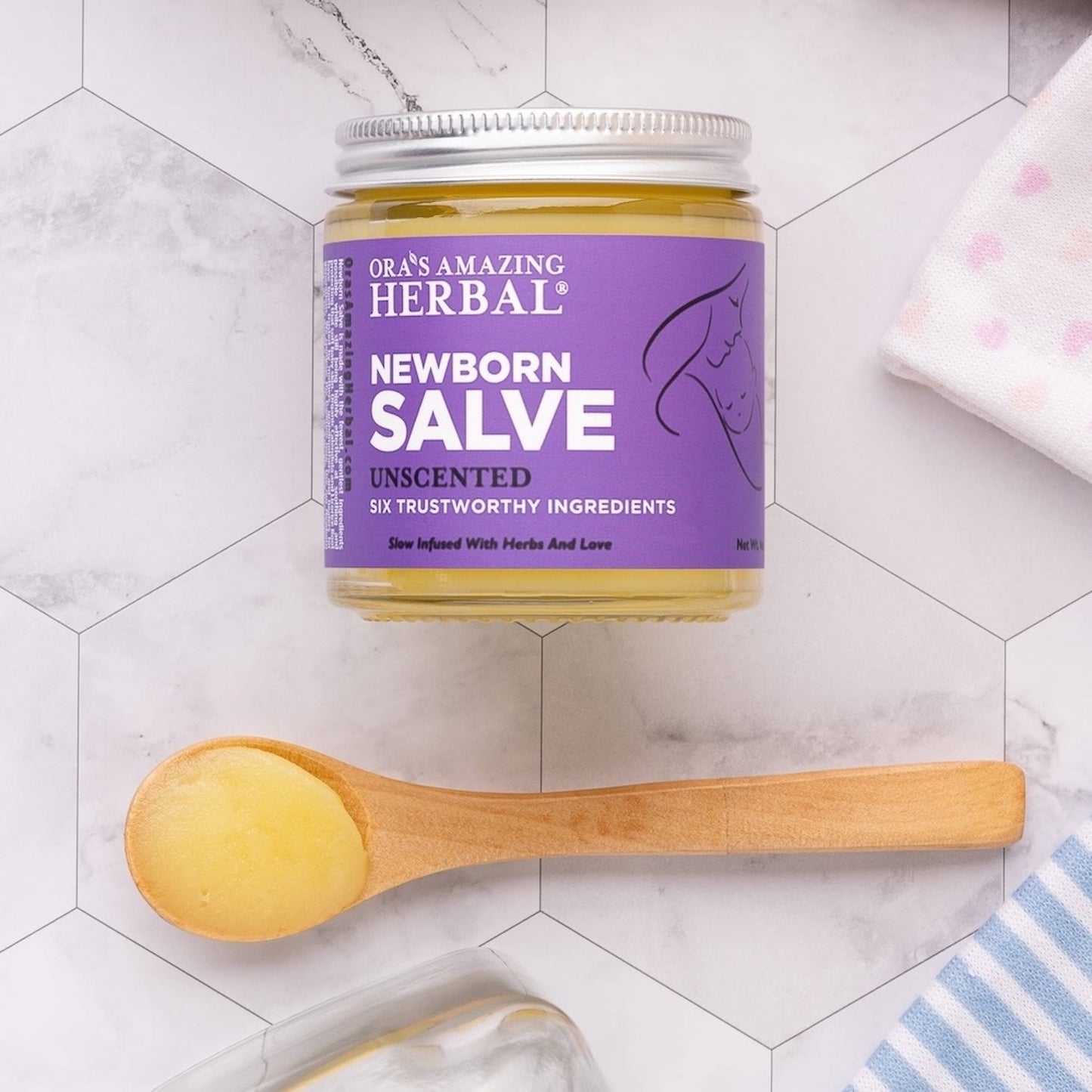Newborn Salve, Calendula Ointment For Babies | Ora's Amazing Herbal |
