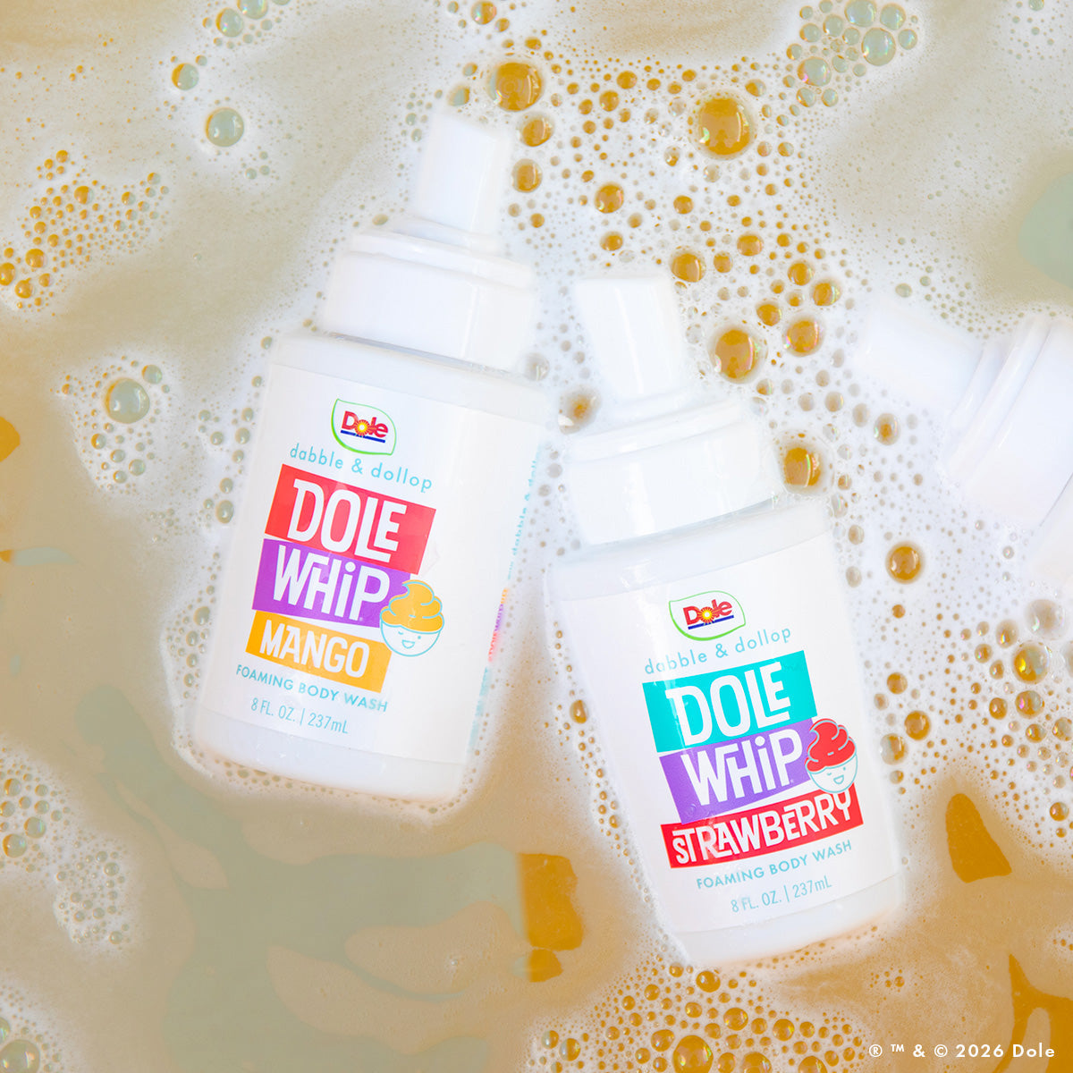 Dole Whip® Strawberry Foaming Body Wash | Dabble & Dollop | Triple Ver