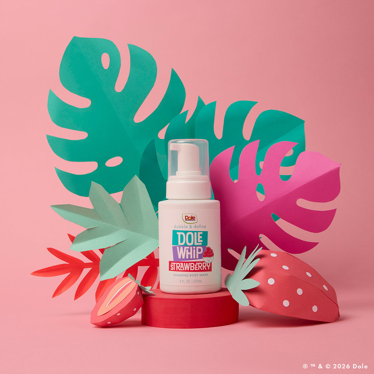 Dole Whip® Strawberry Foaming Body Wash | Dabble & Dollop | Triple Ver