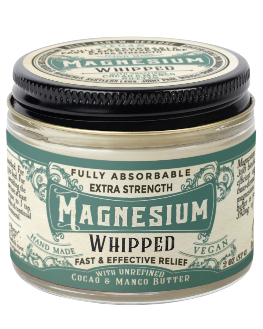 Magnesium Whipped | Roots and Leaves LLC | Double Verified Clean | Dai