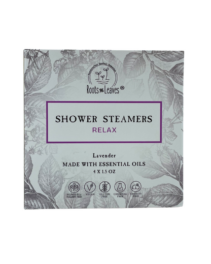 Shower Steamer & Bath Bomb - Relax / Lavender | Roots and Leaves LLC |