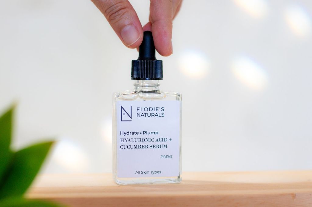 Hyaluronic Acid Cucumber Serum | Elodies Naturals | AI-Verified Clean | Daily Ritual Lab