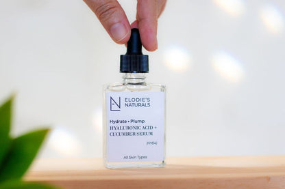 Hyaluronic Acid Cucumber Serum | Elodies Naturals | AI-Verified Clean | Daily Ritual Lab