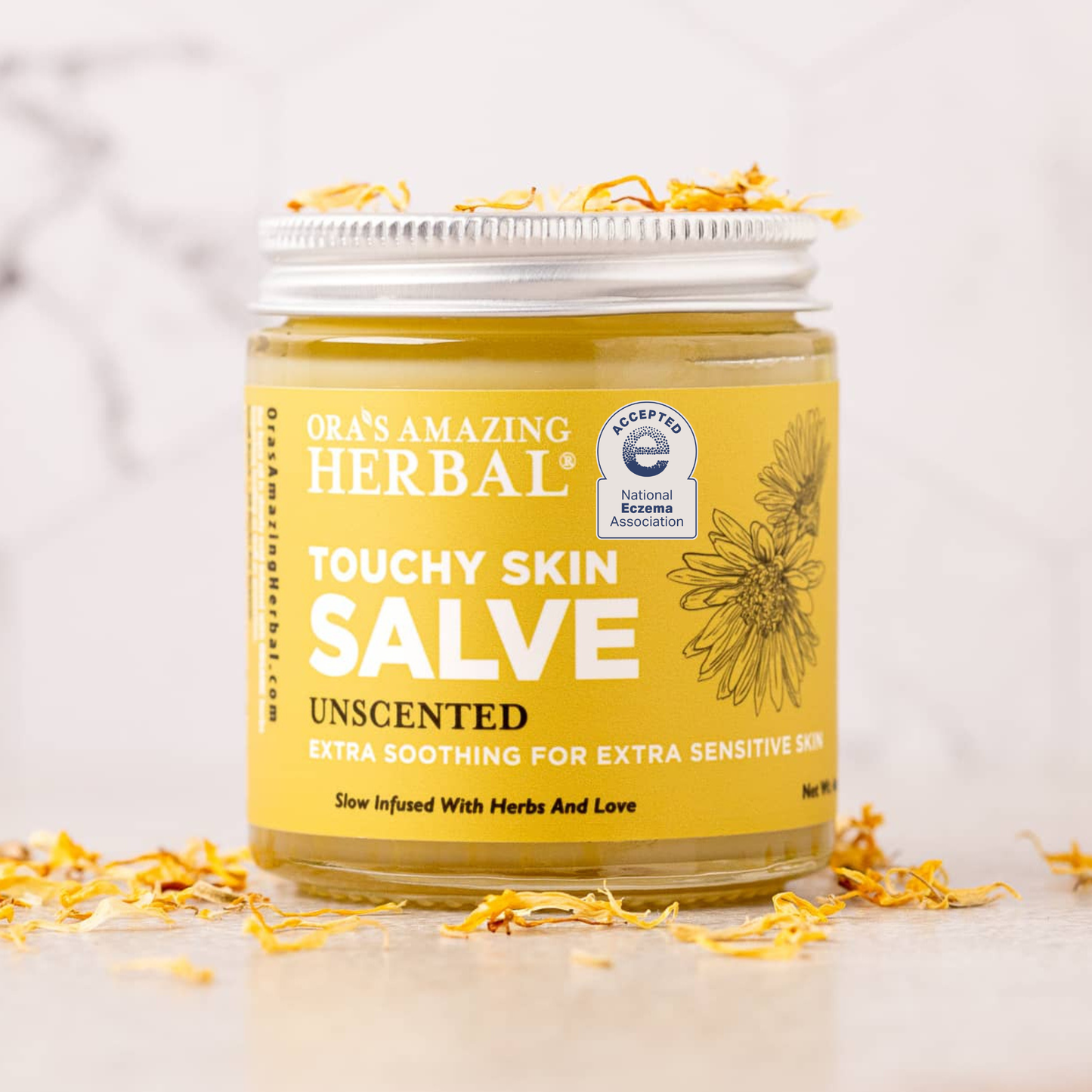 Touchy Skin Salve, Eczema Cream Ointment | Ora's Amazing Herbal | Doub