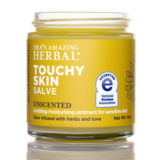 Touchy Skin Salve, Eczema Cream Ointment | Ora's Amazing Herbal | Double Verified Clean | Daily Ritual Lab