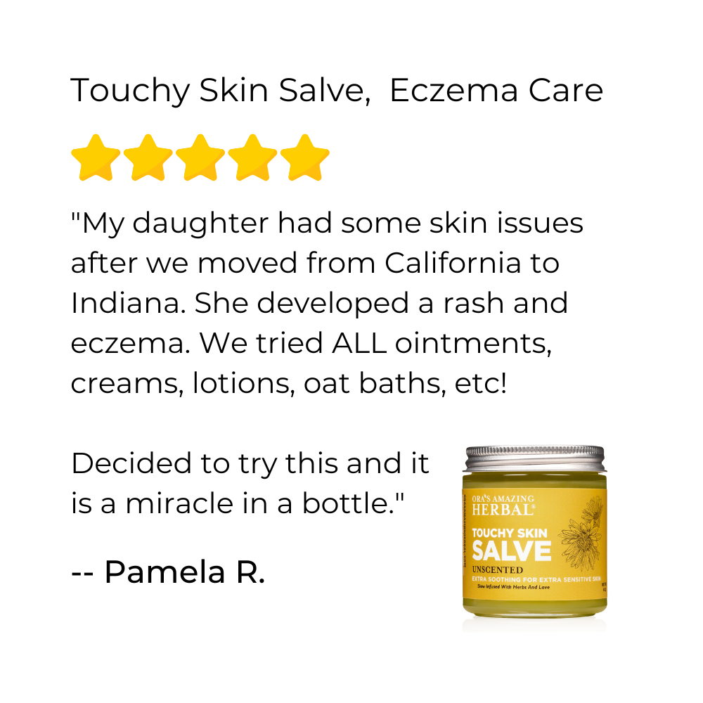 Touchy Skin Salve, Eczema Cream Ointment | Ora's Amazing Herbal | Doub