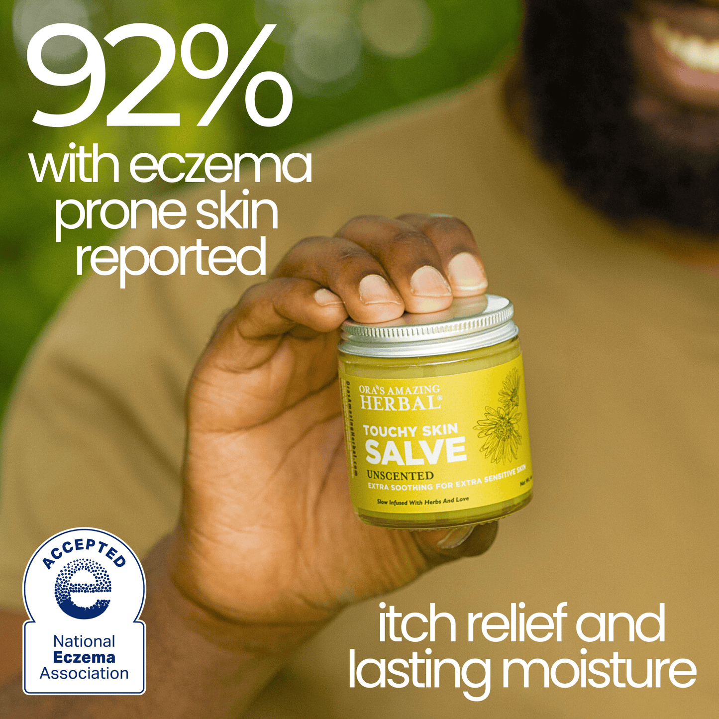 Touchy Skin Salve, Eczema Cream Ointment | Ora's Amazing Herbal | Doub