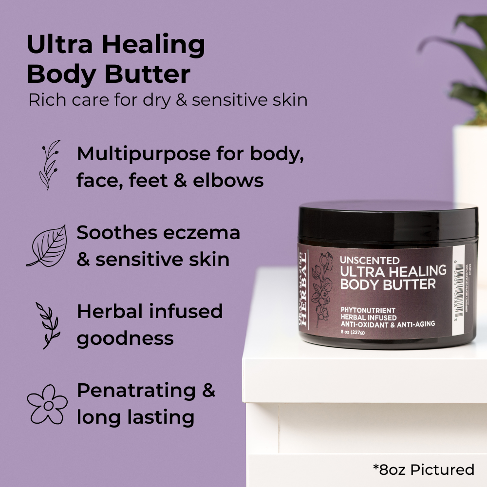 Ultra Healing Body Butter, Unscented | Ora's Amazing Herbal | Double V