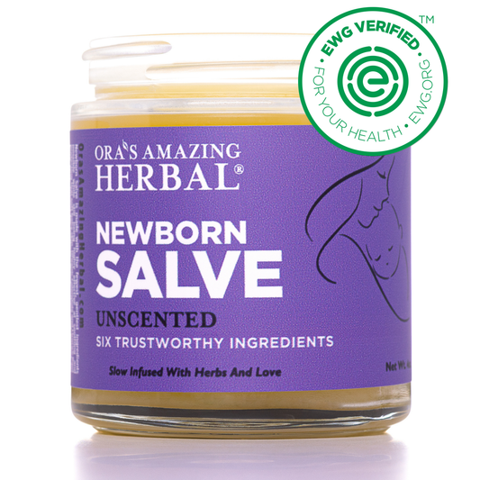 Newborn Salve, Calendula Ointment For Babies | Ora's Amazing Herbal | Double Verified Clean | Daily Ritual Lab